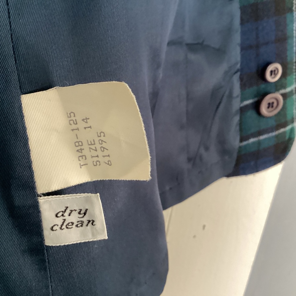 PENDLETON WOOL PLAID TARTAN JACKET BLAZER USA 14 - Picture 5 of 7